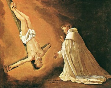 baroque - L’Apparition de l’Apôtre Saint Pierre à Saint Pierre de Nolasco Baroque Francisco Zurbaron